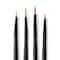 Golden Synthetic Round Acrylic Brushes, 4pc. by Artist&#x27;s Loft&#xAE; Necessities&#x2122;